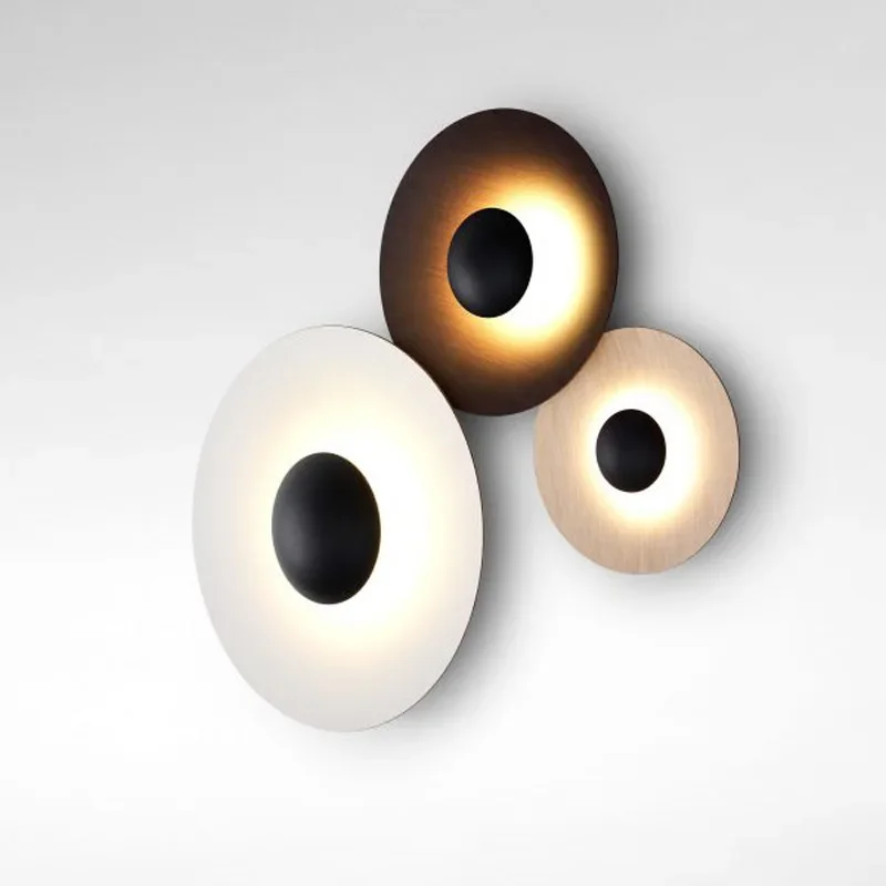 SEAN Round Nordic Wall Lamp Aluminum Modern Fashion Sconce Light New Design For Bedroom Creative