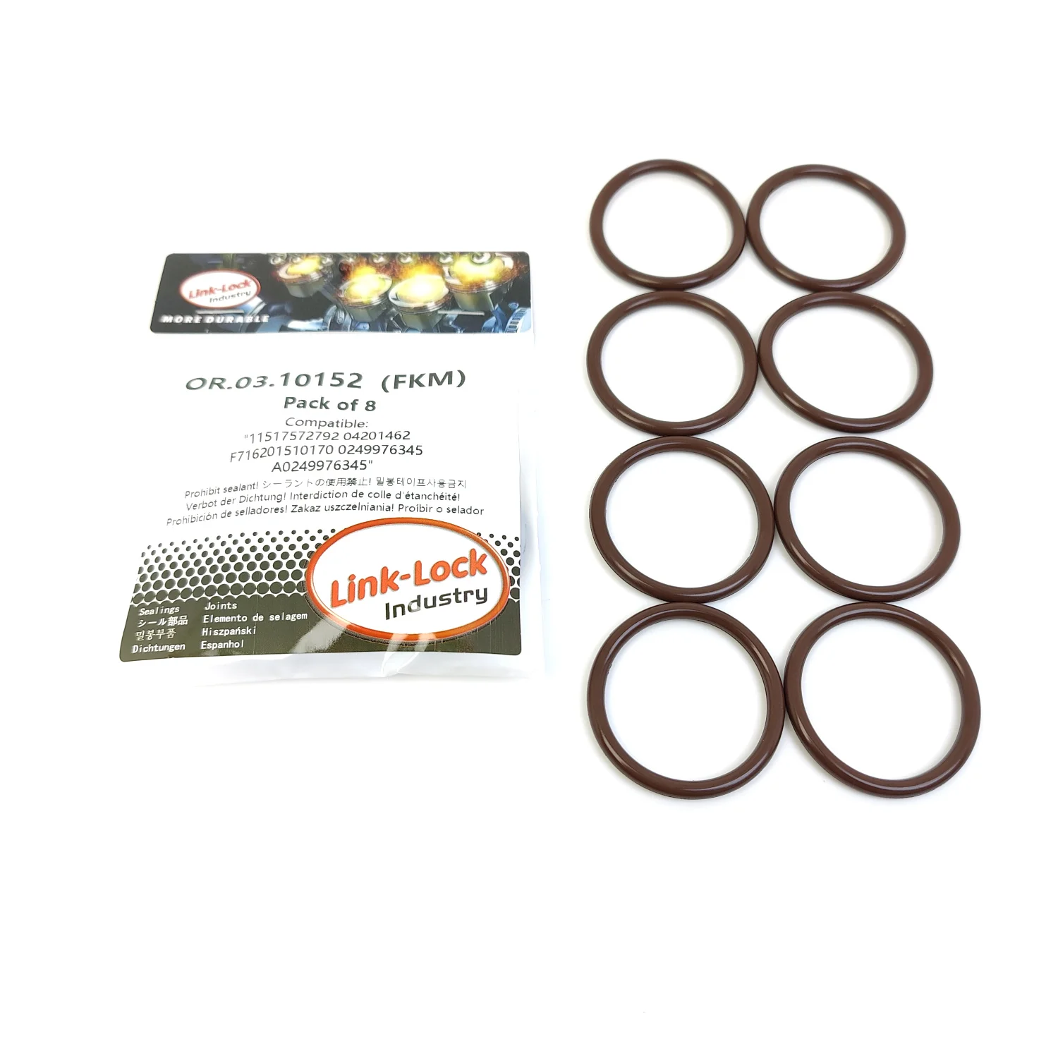 LINK-LOCK 8PCS OR.0…