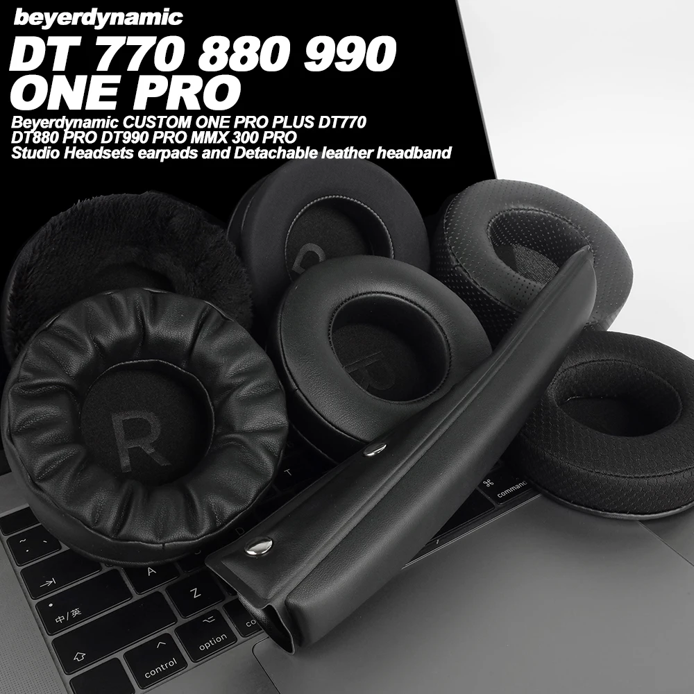 Ohrpolster für Beyerdynamic CUSTOM ONE PRO PLUS DT770 DT880 PRO DT990 PRO MMX 300 PRO Ersatz-Ohrpolster Kopfhörer Mesh – Detail 7