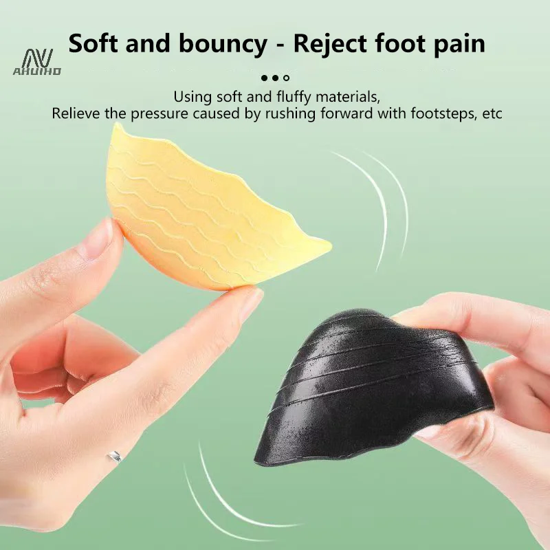 1Pair Anti Forward Sliding Forefoot Insert Pads PU Foam Toe Plug Reduce Size Inserts Soft Shoe Accessories Toe Protector