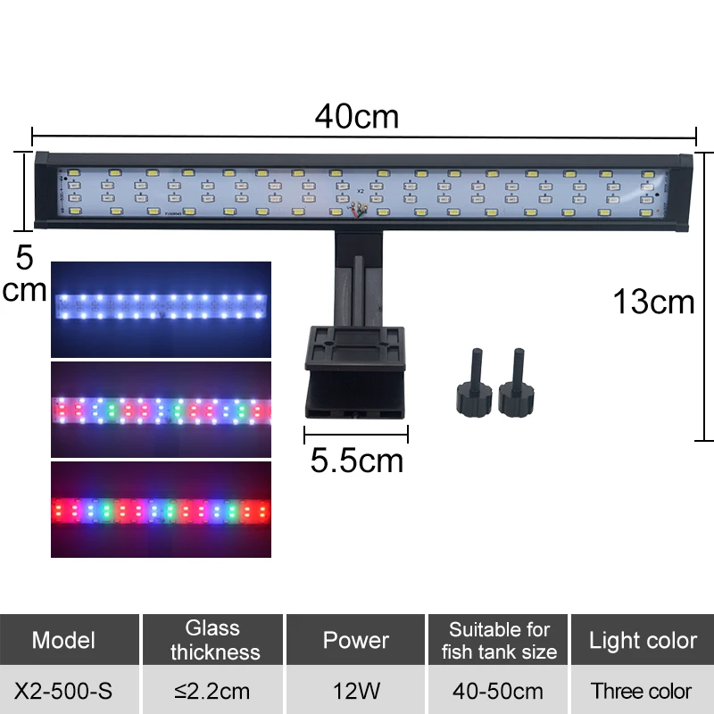 Aquarium LED Aquarium Licht Super Slim Pflanzen Wachsen Clip Lichter Lampe Aquatische Aquarium Lampen Beleuchtung 220V 5W/7W/9W/12W/16W