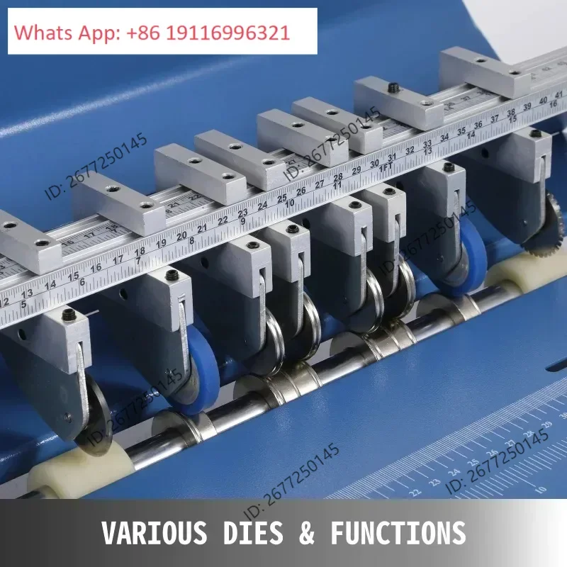 520mm 220V/110V a 3-size electric paper indentation perforation cutting machine paper clip