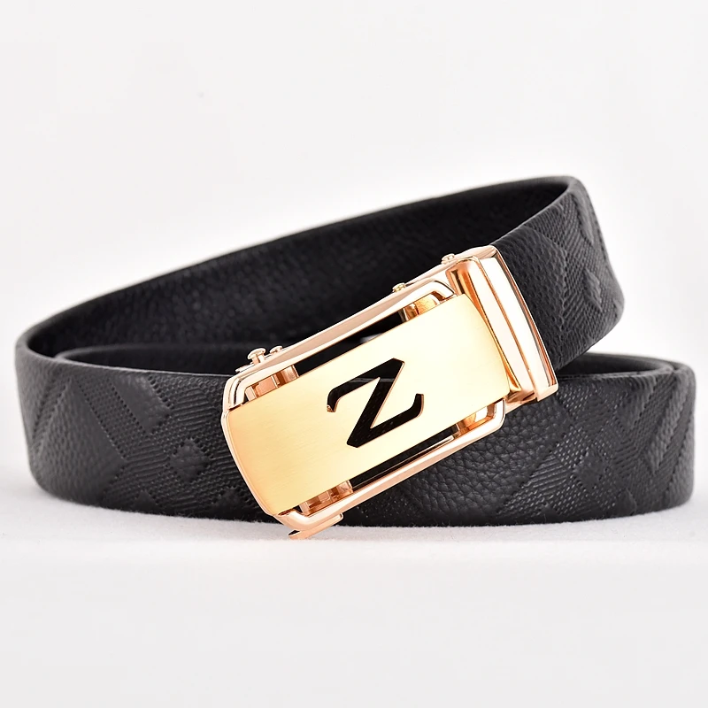 

High Quality dermis Leather Men Belt Luxury Brand Designer Waistband Suit Jeans Formal Wear Famous Brand Automatic buckle Belts