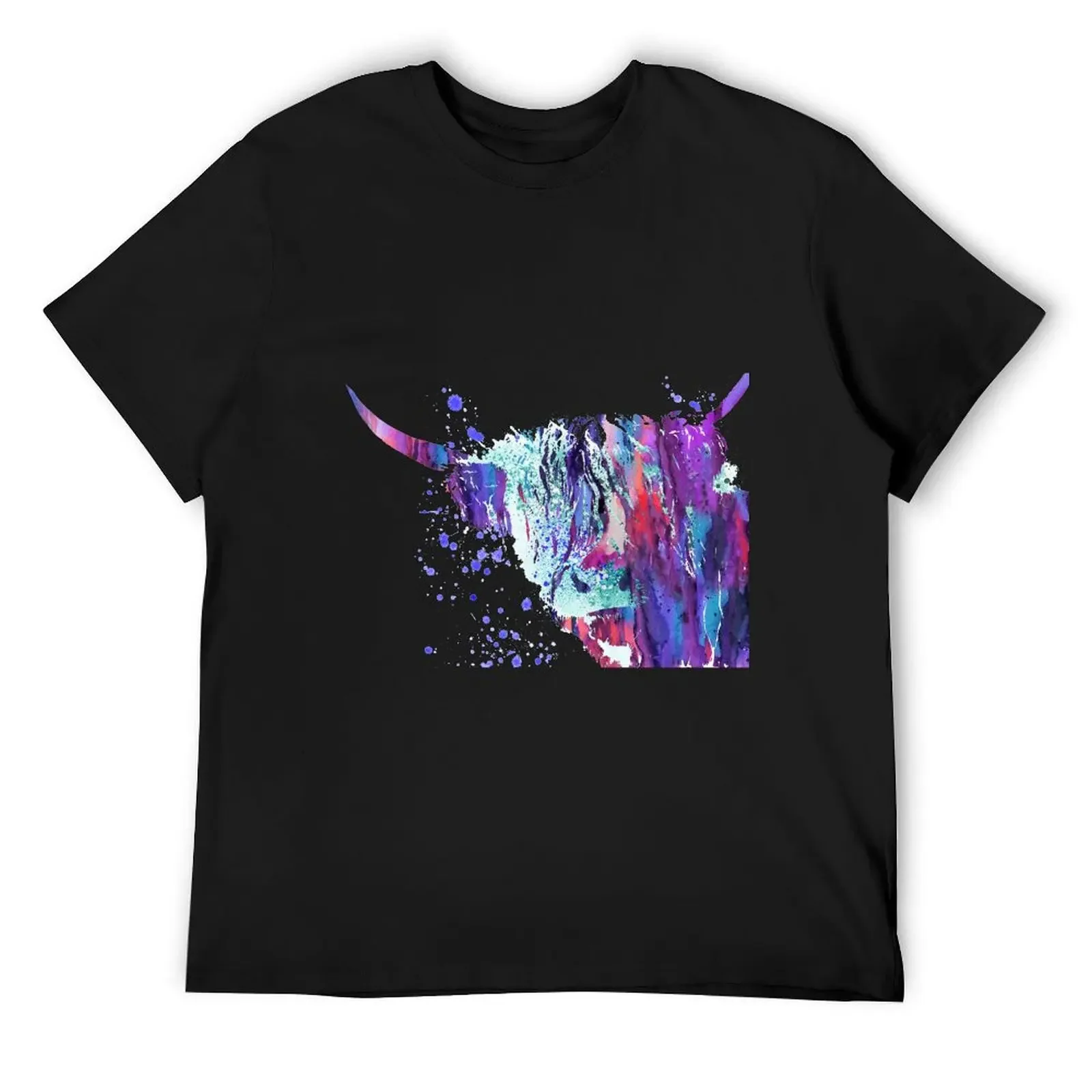 Highland cow, watercolor Highland cow T-Shirt shirts graphic sublime shirts graphic tees mens shirts graphic tee