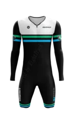 New Triathlon 70.3 Trisuit World Champ Long Sleeve Skinsuit Clothing Swimming Cycling Running Wetsuit Competition RT Apparel