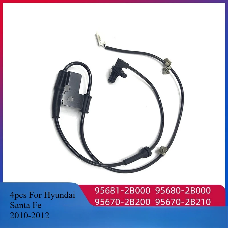 

95670-2B200 95670-2B210 95680-2B000 95681-2B000 Front Rear Left Right ABS Wheel Speed Sensor For Hyundai Santa Fe 2010-2012
