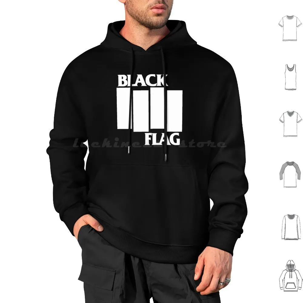 Best Seller Black Flag Essential Hoodie cotton Long Sleeve Best Seller Black Flag Essential