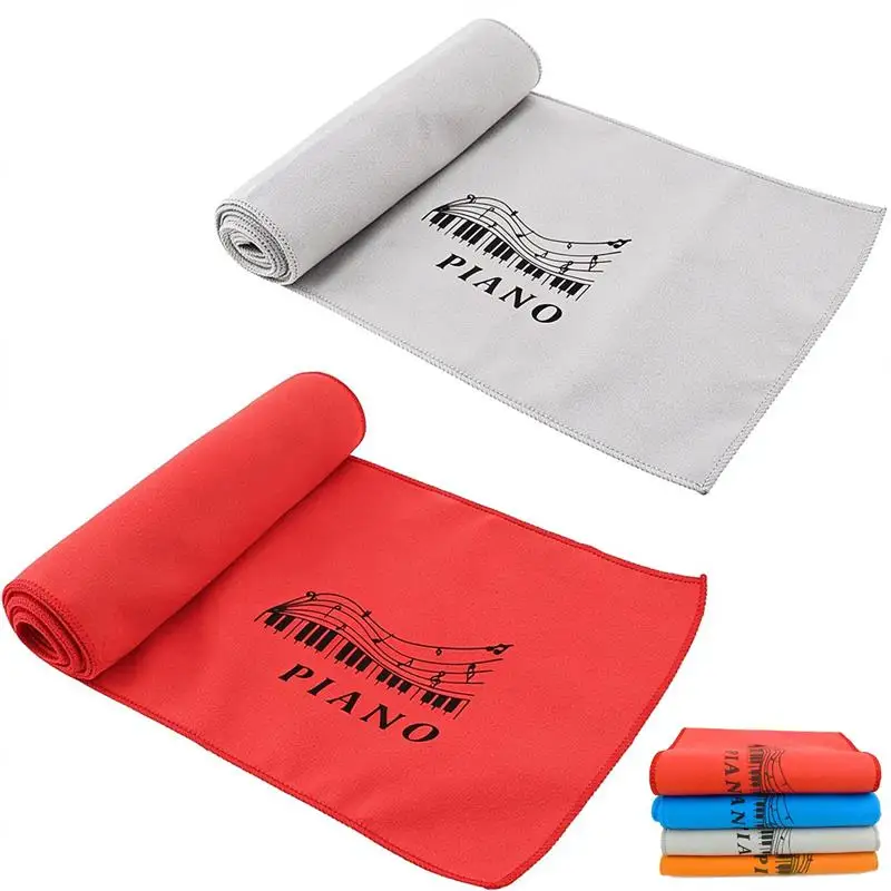 Durable Flannel Piano Key Cover Keyboard Protective Dirt-Proof Cover Soft Electronic Organ Keyboard Cover Piano Accessories Part