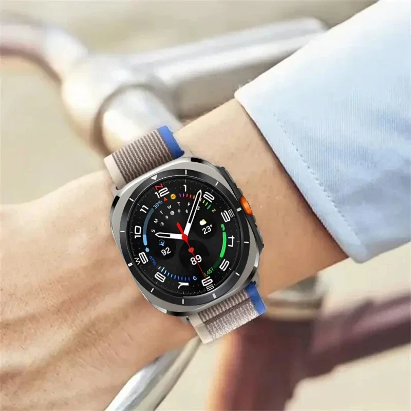 Trail Nylon Strap For Samsung Galaxy Watch Ultra 47mm No Gap Replace bracelet Wristband For Samsung Galaxy Watch Ultra accessory