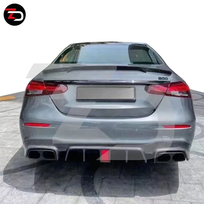 بيع المصنع B نمط ألياف الكربون طقم الجسم bz E Class W213 الناشر الخلفي الشفة الأمامية والمفسد