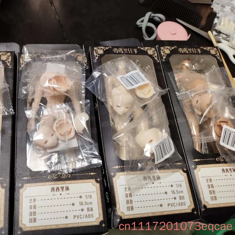 Genuine 17cm Sicily Past The Story Series Bjd Body Blind Box 1/8 Movable Joint Body Anime Action Figure Replacement Body Model