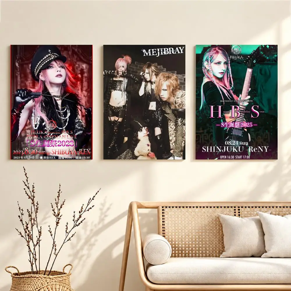 Dark Visual Kei J-JILUKA Poster Artwork Self Adhesive Indoor Wall Hanging Room Decor Gift