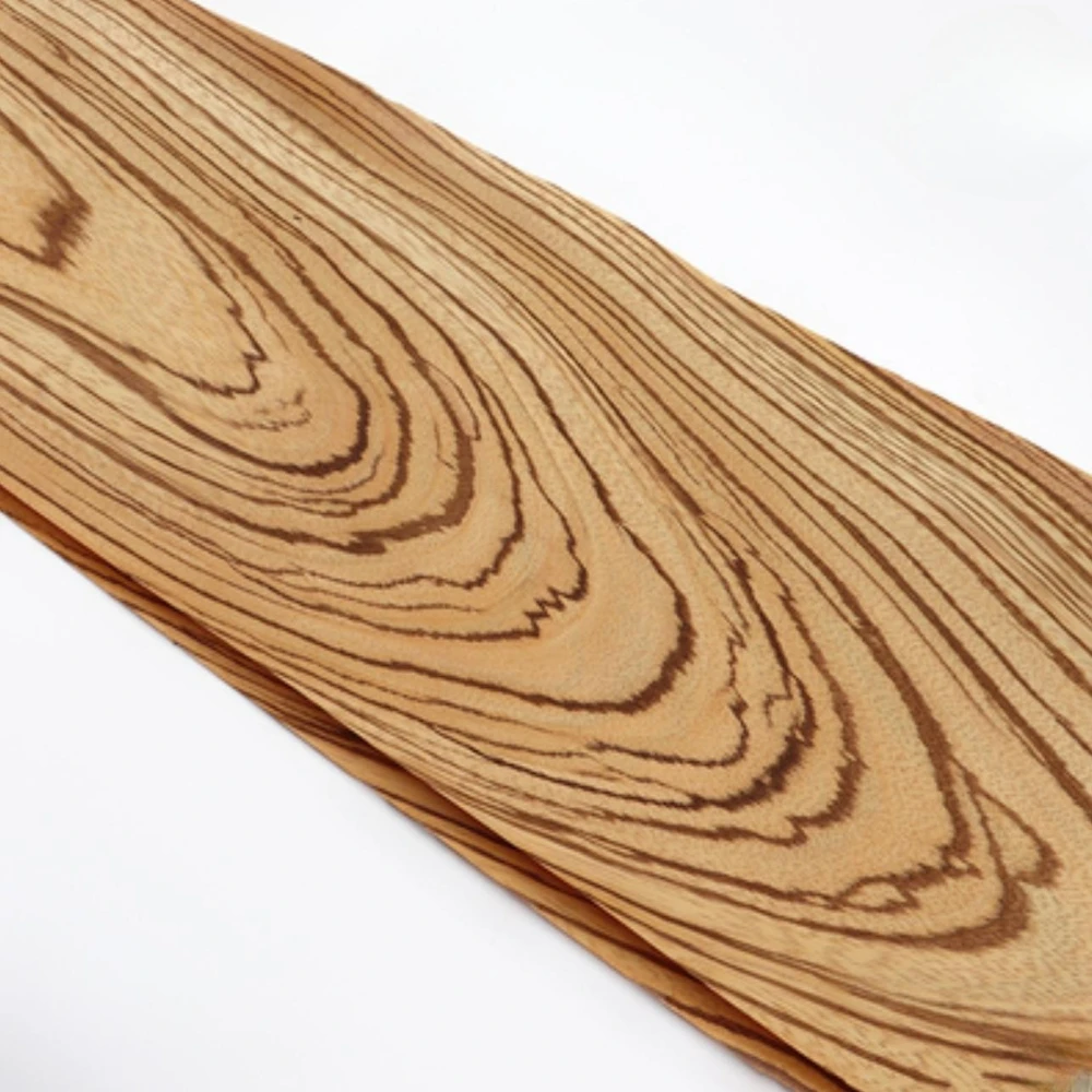 L:2-2.5meters Width:200mm T:0.25mm Natural Wood Skin Large Zebra Pattern Wood Veneer Sheets High End Fashionable Wood Veneer