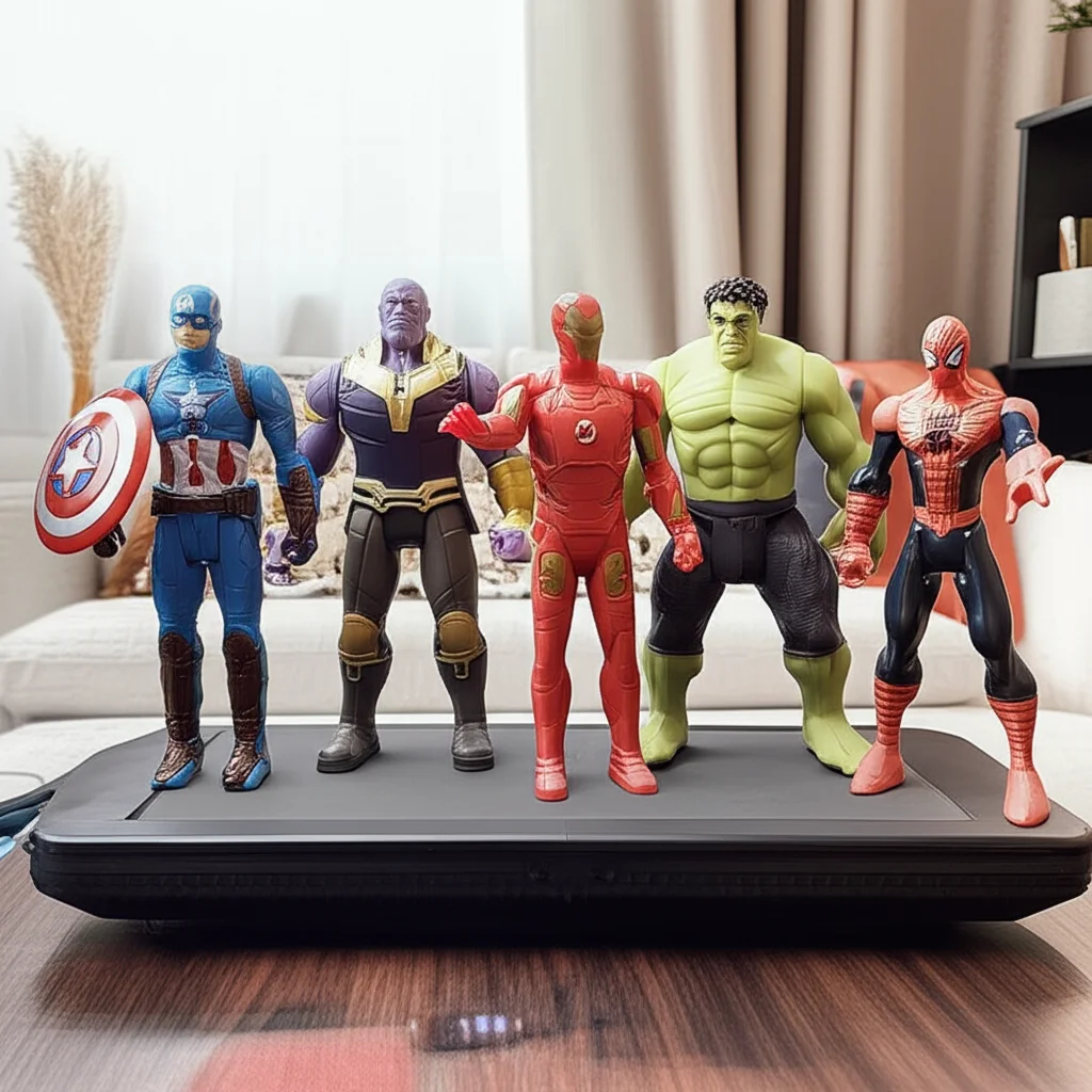 15cm Marvel caja ciega muñeca vengadores Spiderman Capitán América juguetes Hulk Iron Man Thor Carnage figura de acción muñecas regalo de cumpleaños
