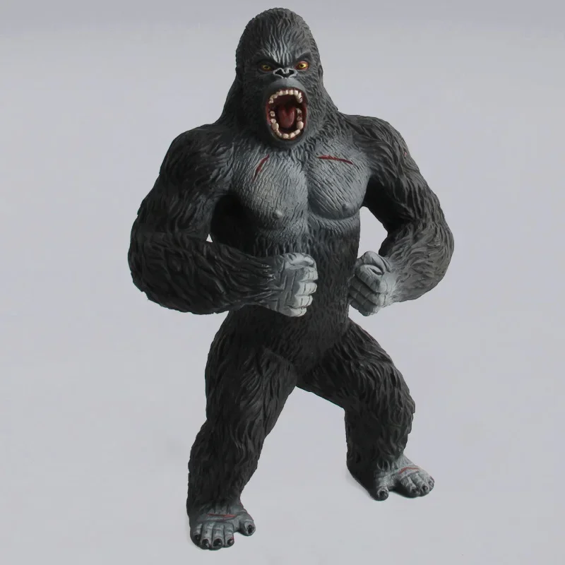 King Kong Gorilla Action Toys, Figurines de dessin animé, Collection d'Auckland, Modèle, Big Chimpanzé, Poupées animales pour garçons, Cadeau pour enfants