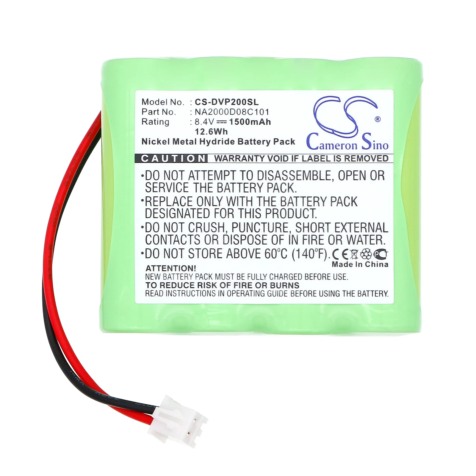 

Ni-MH DAB Digital Battery for Dual,8.4v,1500mAh,DAB 20,NA2000D08C101