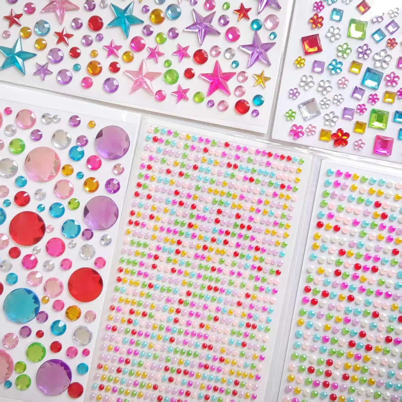 3200 phone cases decorated with diamond stickers, love little princess acrylic stickers, toy Goo Chuck DIY handmade color sticke