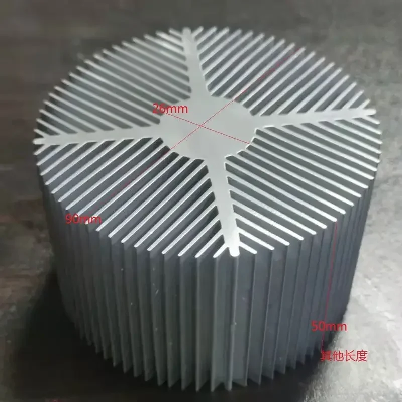 90x26mm LED Heatsink Aluminium Basis Radiator High Power LED UFO Ronde PCB Radiator LED Lamp DIY aanpassen