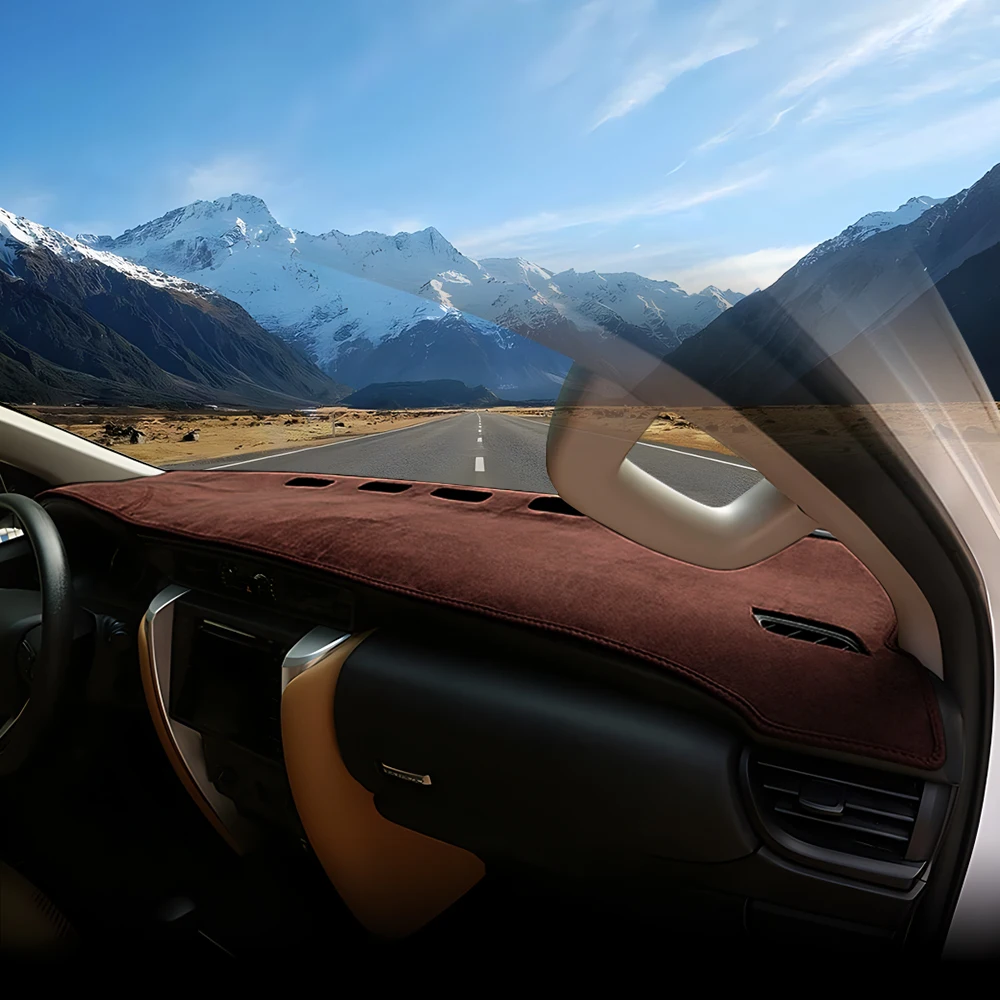 

ABAIWAI For Toyota Fortuner 2015 2016 2017 2018 2019 2020 2021 2022 2023 2024 Car Dashboard Cover Non-slip Pad Parts