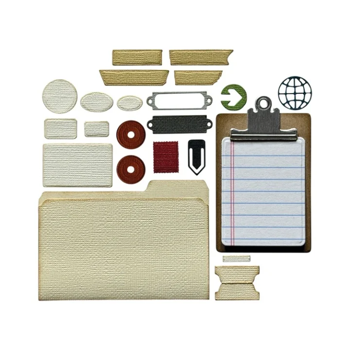 جديد وصول الحافظة والمجلدات والعلامات قطع معدنية يموت DIY بها بنفسك سكرابوكينغ بطاقة صنع الإستنسل النقش الحرفية الديكور #6