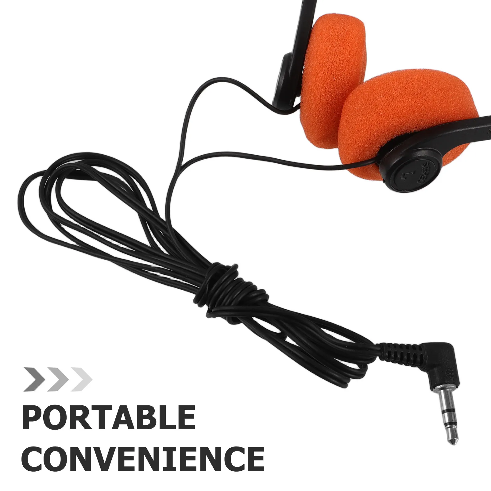 1 paar oortelefoons voor studenten Verstelbare hoofdband Lichtgewicht draagbaar Comfortabele pasvorm voor klaslokaal Bibliotheek School