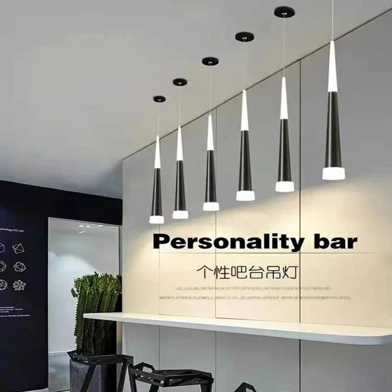 

Saudi Arabia Middle East bedroom high-end Nordic master bedroom single and double head bar lighting restaurant pendant light