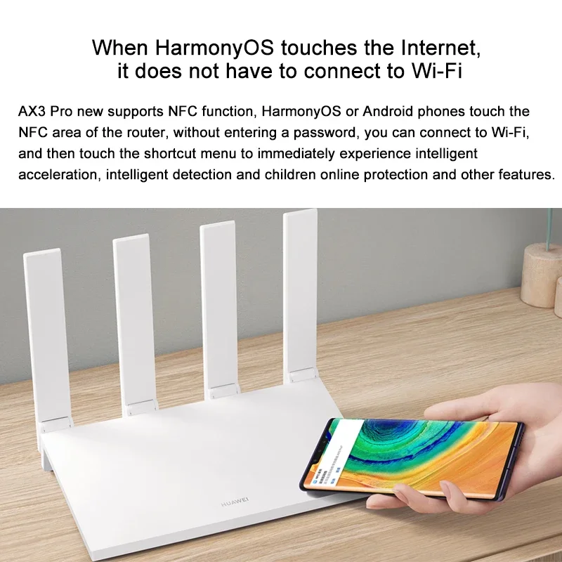 Original huawei ax3 pro novo roteador wi-fi 6 + 3000 mbps amplificador de sinal banda dupla suporta repetidor de rede sem fio nfc
