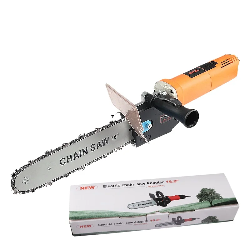 

Адаптер для угловой шлифовальной машины в электрическую цепную пилу, портативная мини-пила для дома, ручной инструмент для обрезки сада