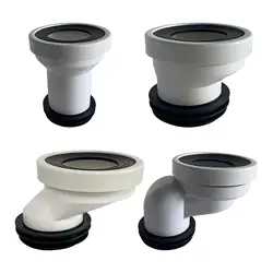Offset Toilet Flange Connector Extension 4 inch PVC Toilet Flange Shifter for Plumbing Drainage Drain System Cleaning