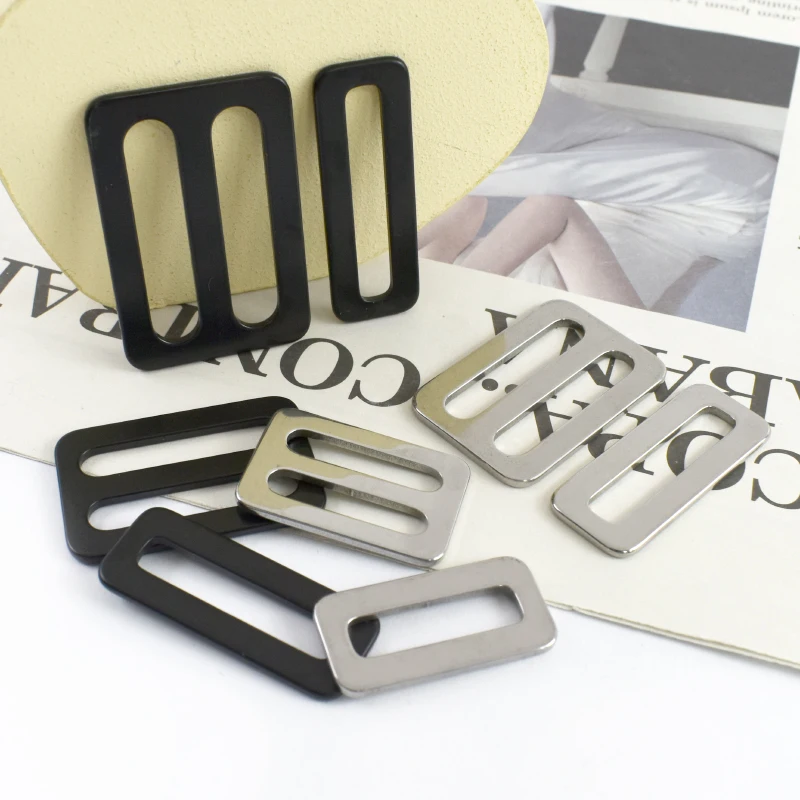 

10/20Pcs 20-50mm Metal Ring Buckle for Bag Strap Stainless Steel Buckles Webbing Tri-Glide Slider Loop Adjuster Carabiner Clips