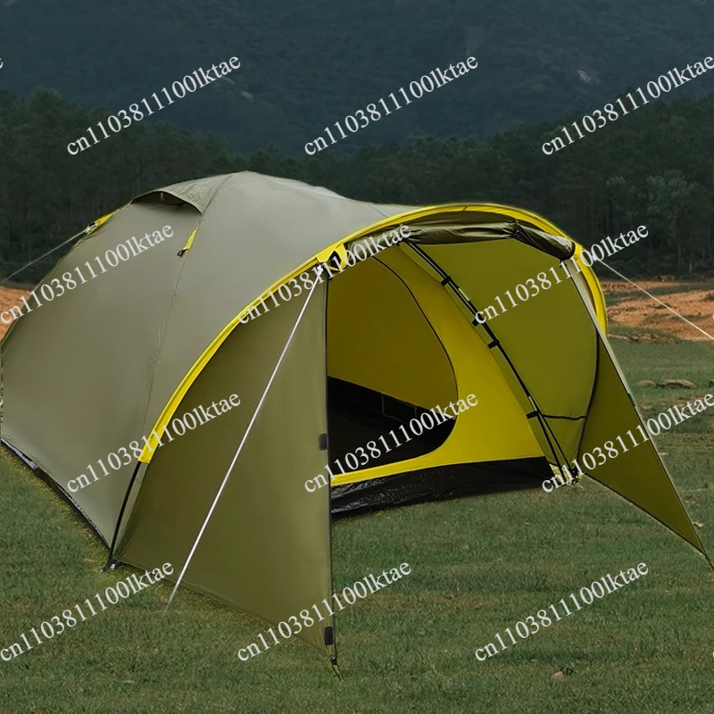 Tent Outdoor  Camping Hiking Professional Adventure Self-driving Thickened Double Camping Rainproof Wind Resistant Portable
