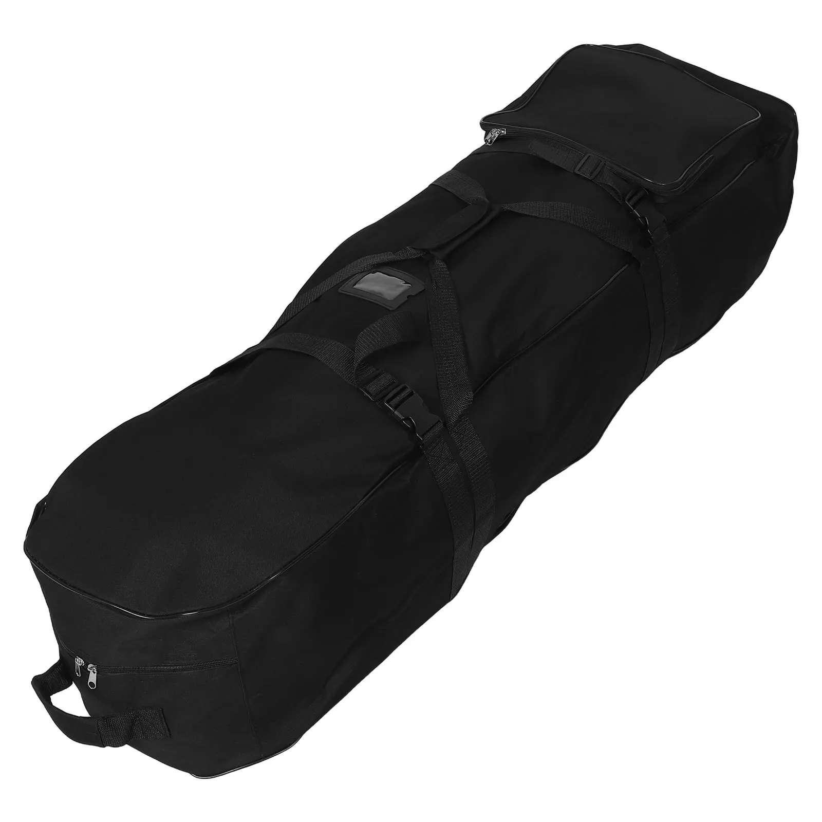 Golf Bag Travel Rain Cover Waterproof Airplane Approved Large Capacity Rolling Case for Clubs and Accessories on Trips Abroad