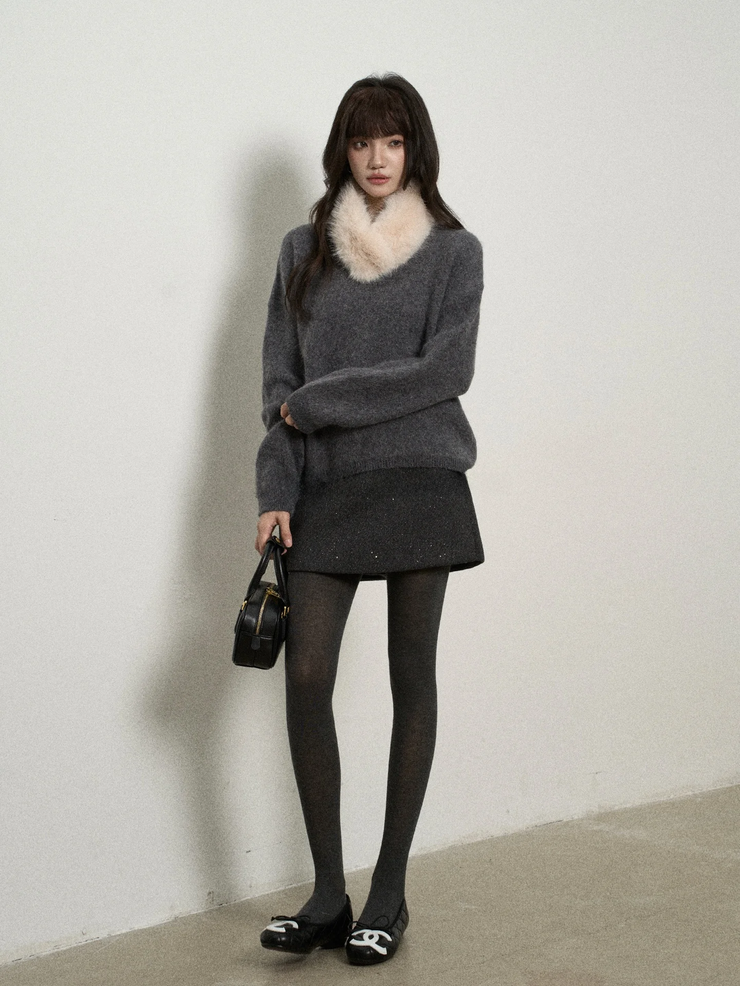 

ay Юбка-миди с асимметричным подолом, простая женская осенне-зимняя хлопковая юбка трапециевидной формы с высокой талией и застежкой-молнией, нет