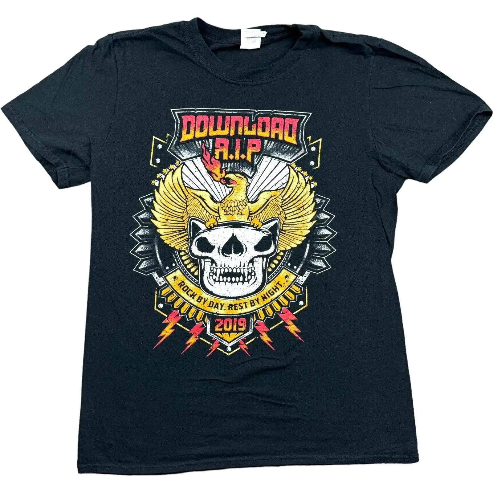 Download Festival T Shirt Small Black Band T Shirt Festival Graphic Tee S