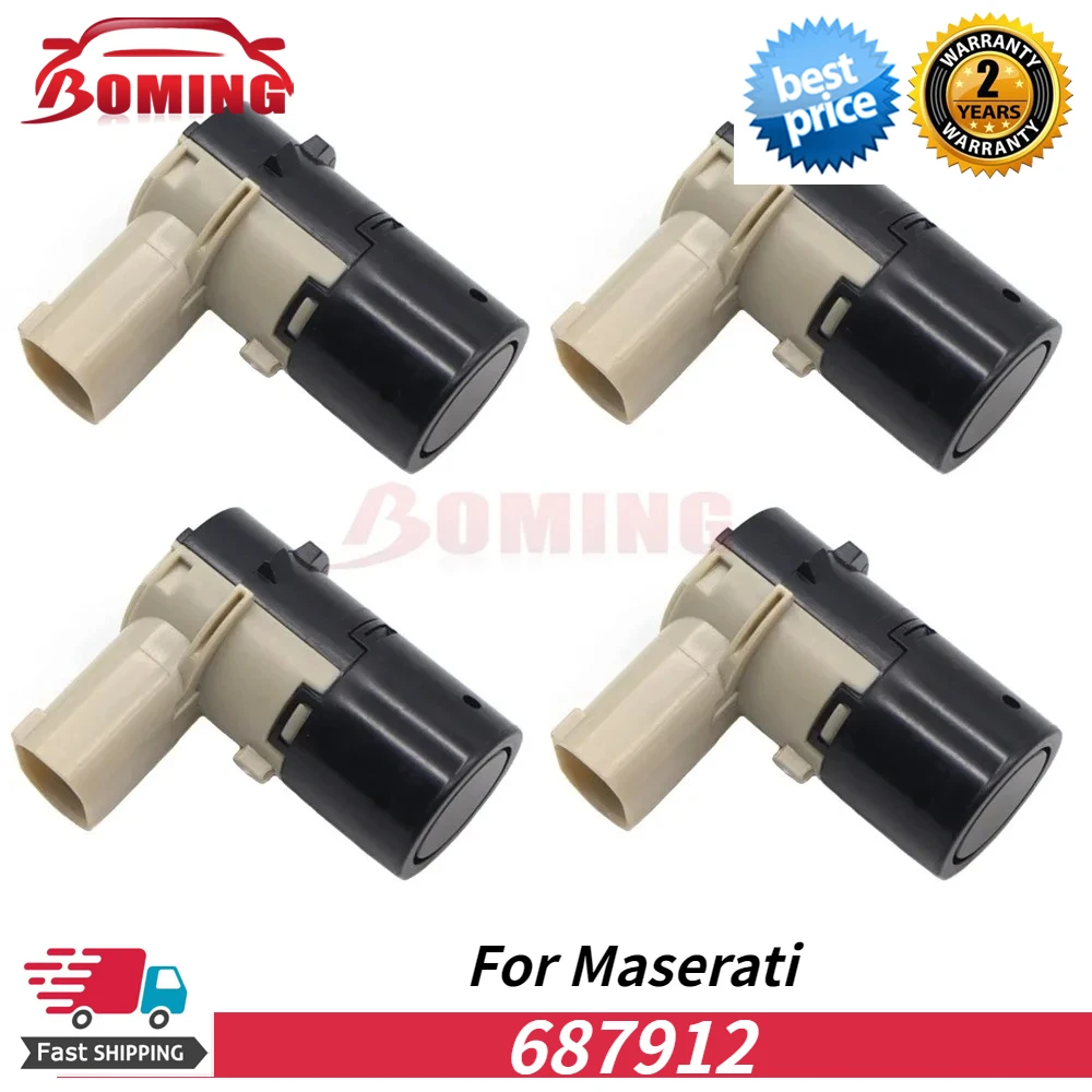 Parking Bumper Sensor 4pcs 687912 Car PDC For Maserati Coupe GranSport GranTurismo Quattroporte Spyder 2005-2008 687920 191532