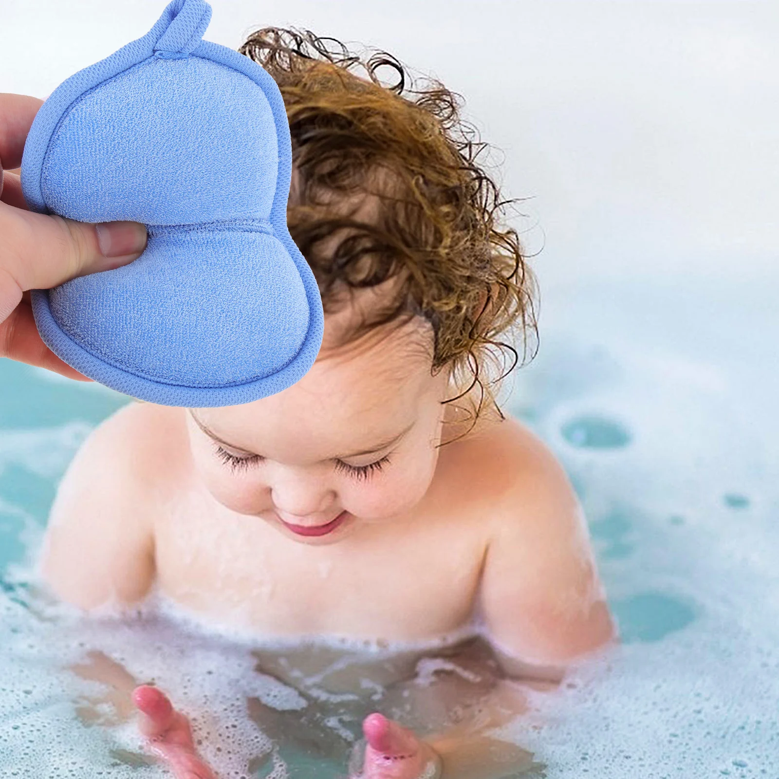 

4Pcs Children Bath Sponge Soft Exfoliating Shower Scrubber Kids Cleaning Tool Baby Bath Supply Shower Sponge for Children