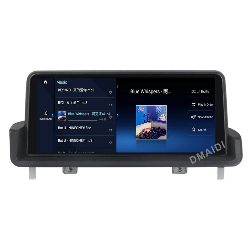 Android 12 Snapdragon 10.25/12.5 Inch Car Multimedia Player for BMW 3 Series E90 E91 E92 E93 GPS Navi CarPlay iDrive Knob