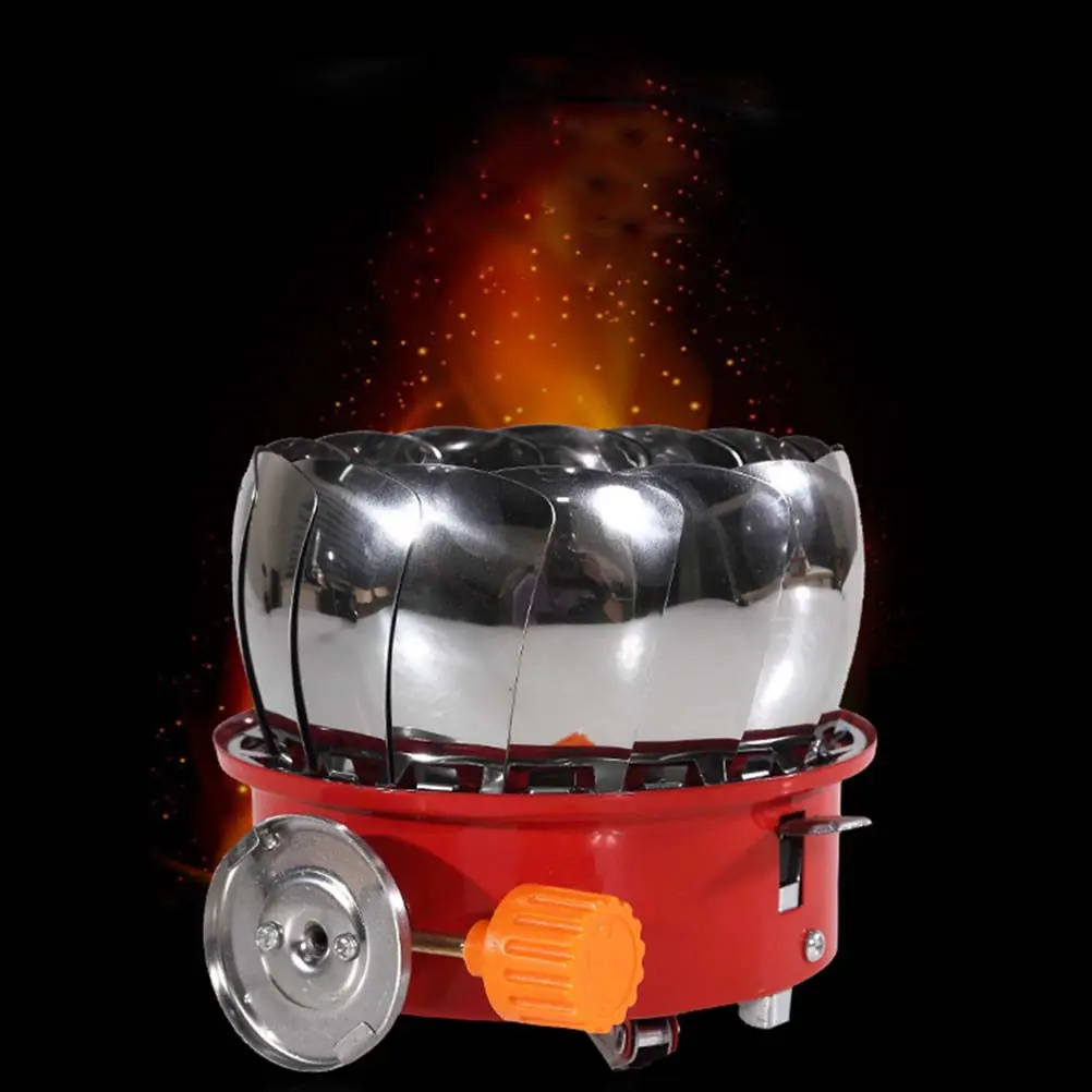

Portable Camping Stove Foldable Lightweight Outdoor Gas Burner for Backpacking Hiking Mountaineering Activities Mini Stove