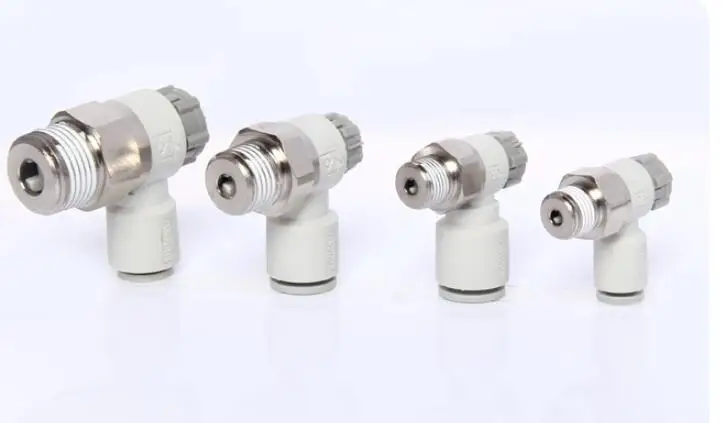 SMC Type Speed Controller with One-touch Fitting Meter-out Throttle valve Pneumatic fitting AS1201F