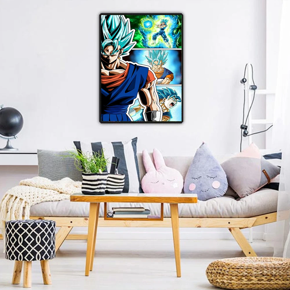 Japanese Anime Diamond Paintin - Resin Art Goku ulasan dan harga