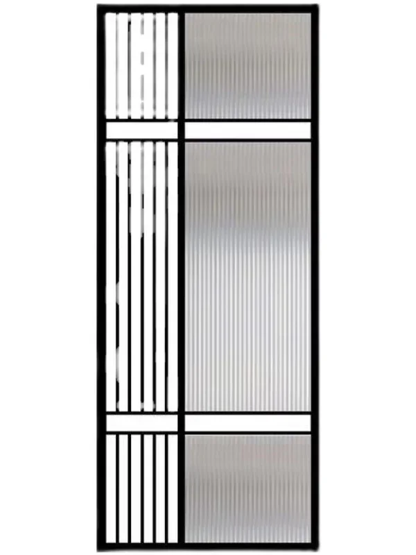 Light 2024 Iron Screen, Changhong Glass Partition Grille, Simple Entrance, Dining Room Partition, Foyer, Modern Light Lu