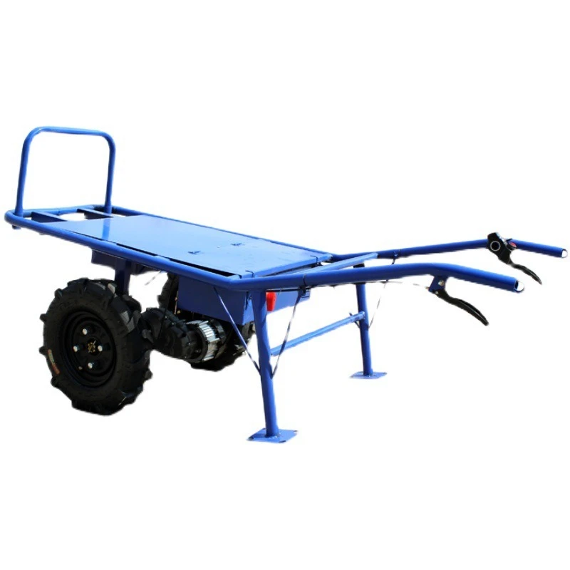 

Electric hand push chicken bus, fully automatic handling trolley, flat transport, climbing electric tiger car