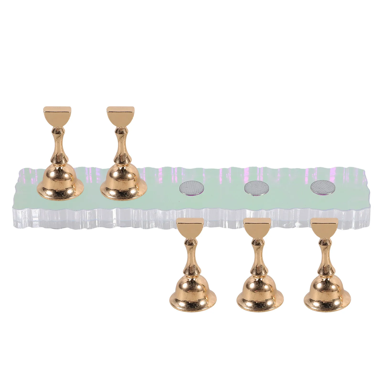 

1Set Fingernail DIY Nail Art Stand Lightweight Space Saving Nail Tips Practice Holder for Beginners Professionals