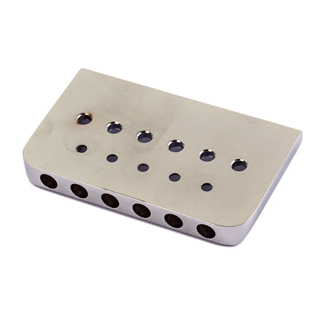 

Zinc Alloy Fixed Hardtail Saddle Plate For 6 String Electric Accessories Parts Durable Top Loading Design Fully Adjustable