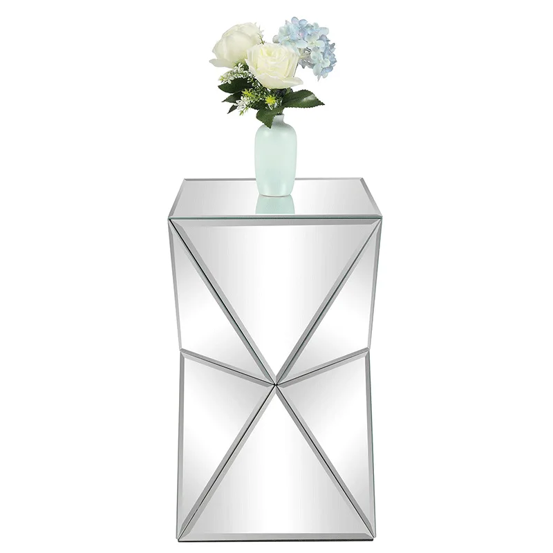 

Simple mirror coffee table, household living room coffee table side table ornament