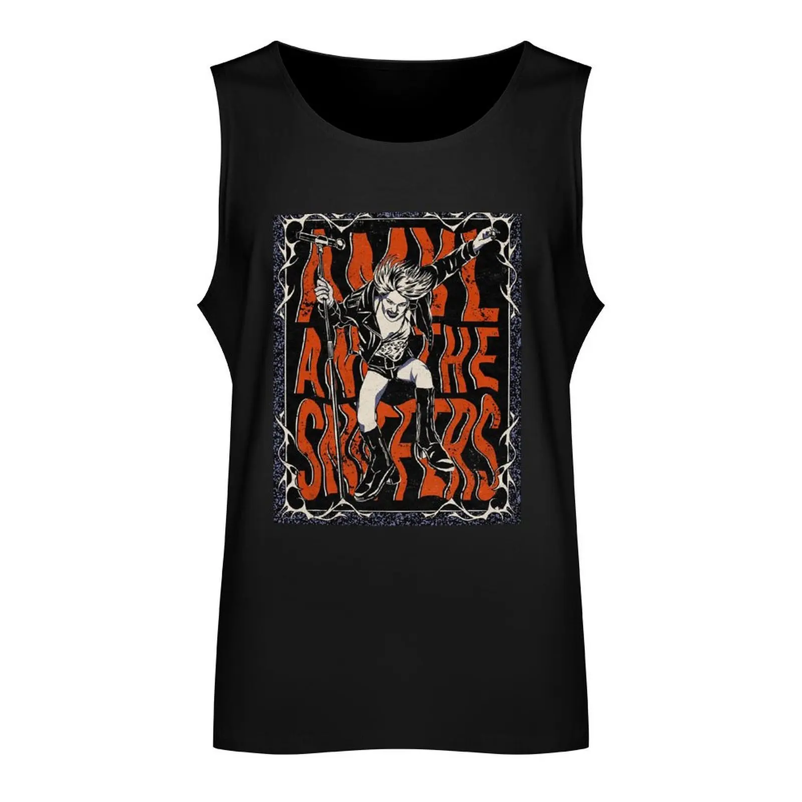 Amyl And The Sniffers 2023.Sniffers.Amly.And Sniffer.2023.2024 Tank Top training weight vest Gym clothes male top