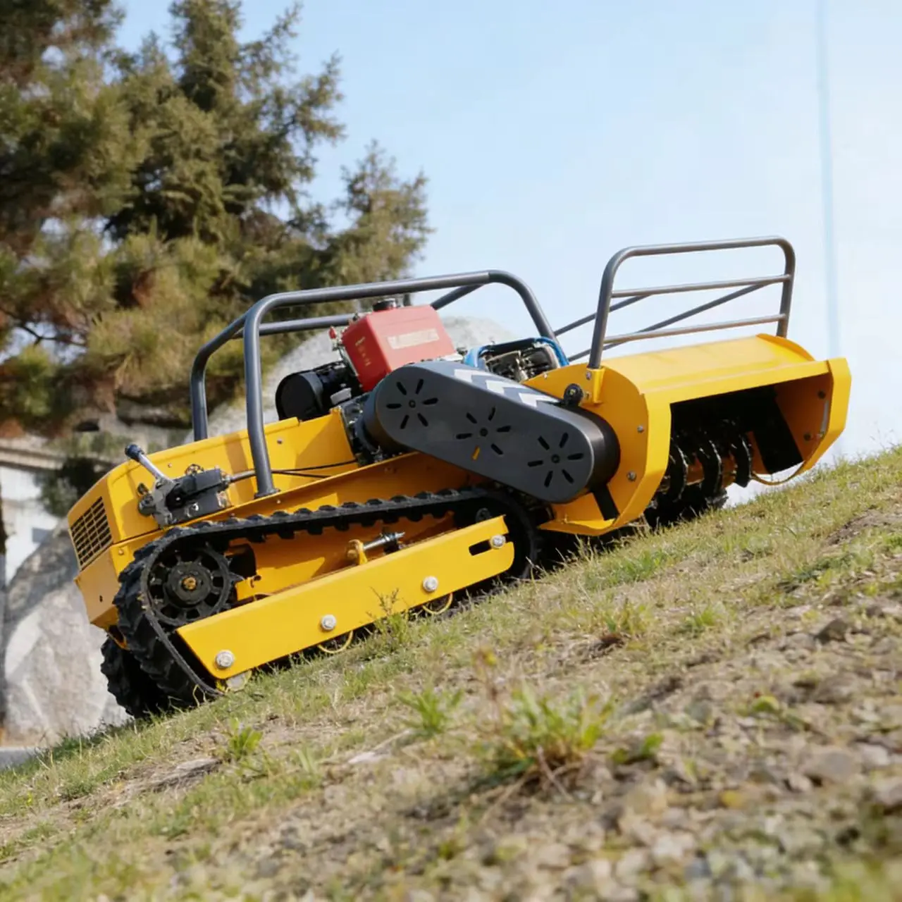 Customized Slope grass cutter CE EPA Remote Control flail Mower Industrial Grade High Horsepower Device Factory Direct