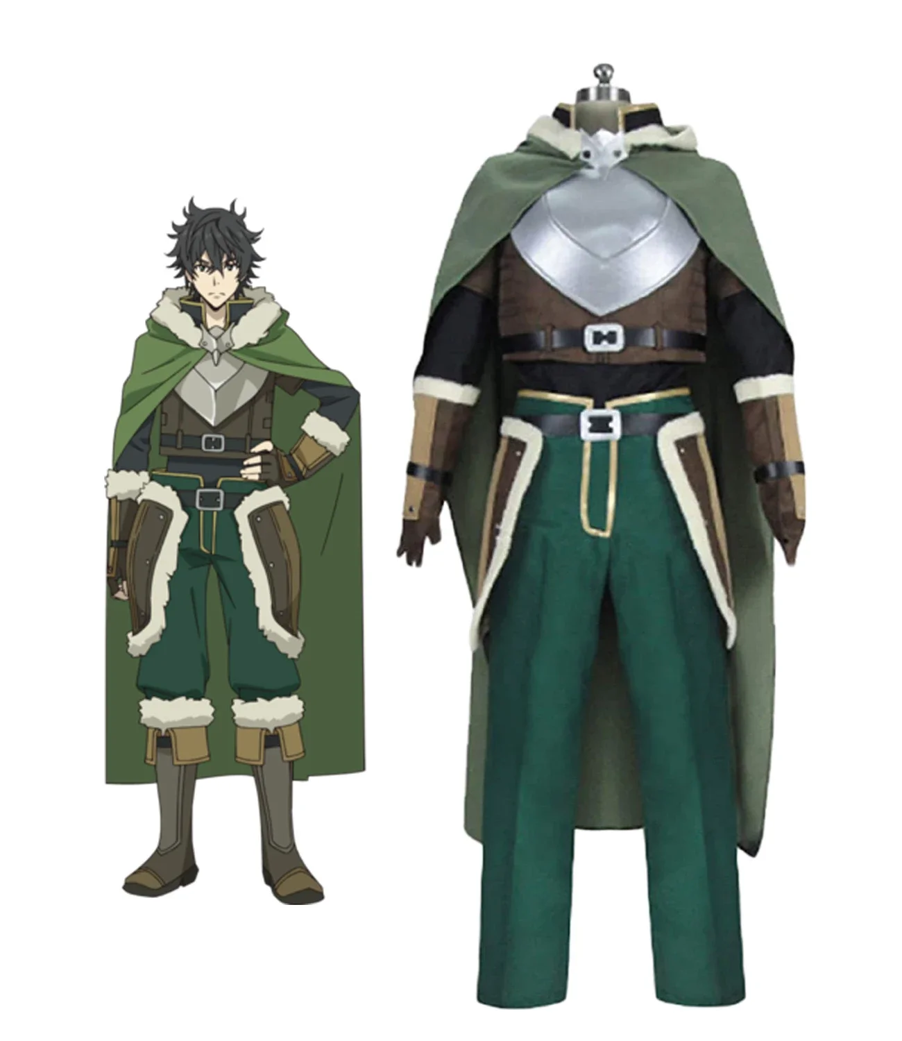 

Костюм для косплея из игры The Rising of the Shield Hero Naofumi Iwatani, полный комплект, изготовленный на заказ, любого размера