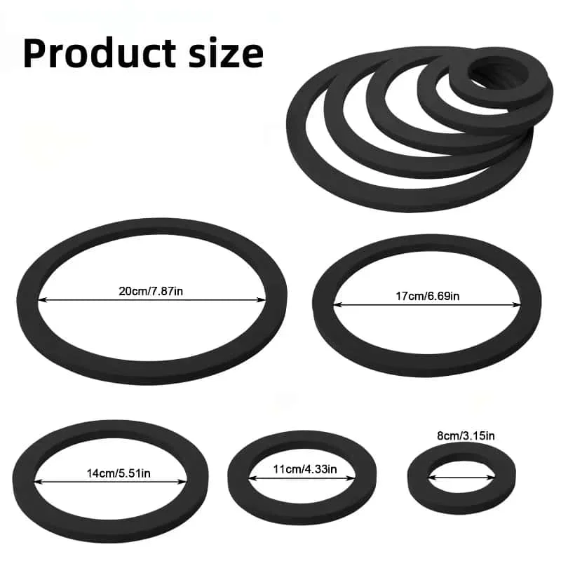 Aquarium Floating Plant Ring, Foam Duckweed Water Grass Barrier Circle, Fish Tank Floating Isolation Ring for Aquascape Decor image 5