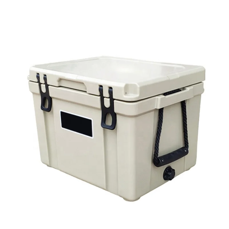 Oem Plastic Rotomolded Camping Kitchen Big Storage Refrigerator Insulated Large Food Beer Fish Cooler Box